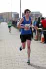Thomas Straughan (Morpeth) finishing the Transped Blyth Valley 10k.